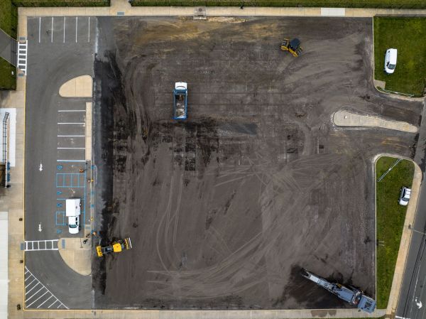 Parking Lot Excavation in Kaysville